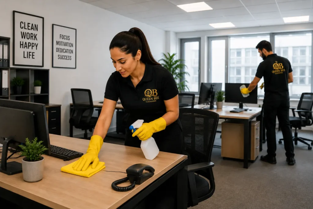Serviciu profesional de curățenie birouri în Brașov realizat de Queen Bee Cleaning